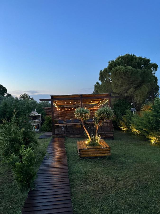 Luxury Wooden Villas Makrygialos Exterior foto